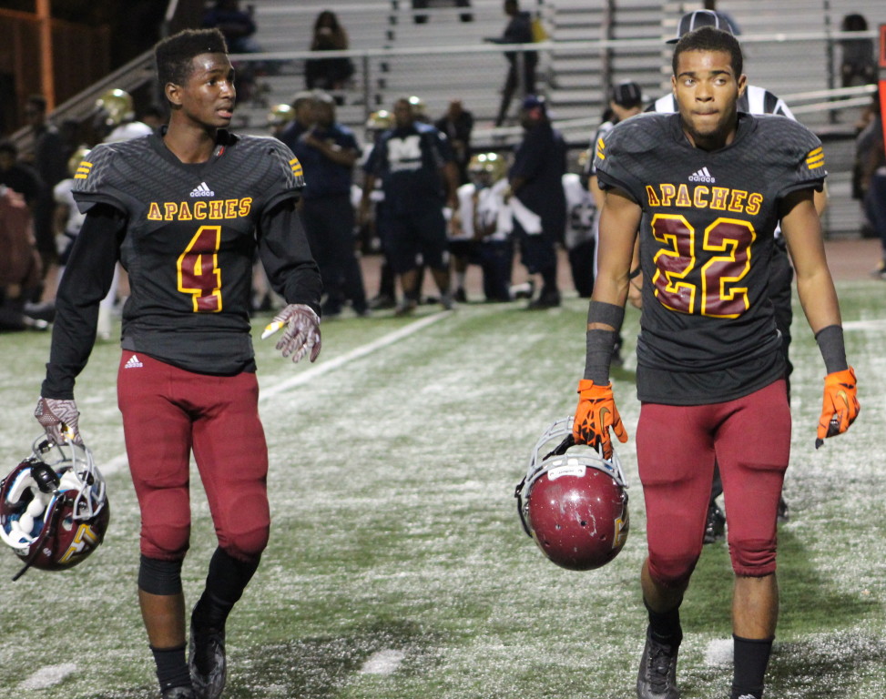 Rolandiss Whitener (left) and Jahlique Stephens both came up big for Arcadia 