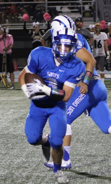 Danny Jackson found the end zone four times for San Dimas but it wasn't enough 