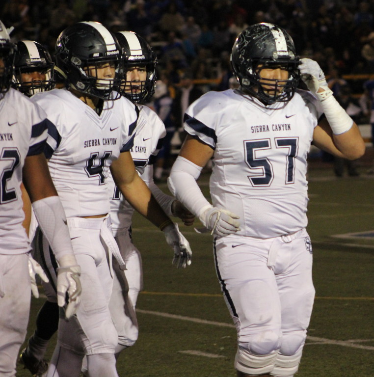 Joshua Roca (57) and undefeated Sierra Canyon are headed to the CIF Finals 