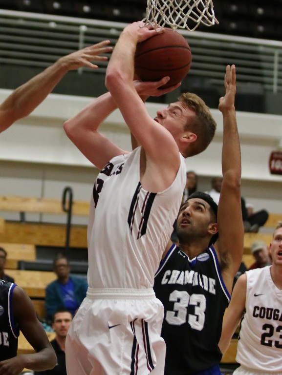 Petar Kutlesic and the Cougars found little room around the basket.
