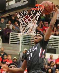Bryce Hamilton goes for 31 in Pasadena's victory (Photo by Duane Barker)