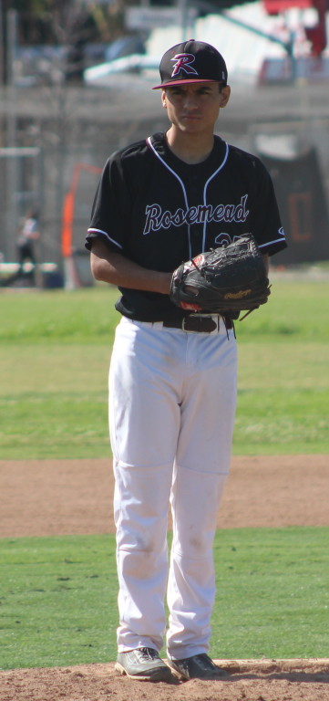 Joshua Chaidez threw a complete game victory for Rosemead 