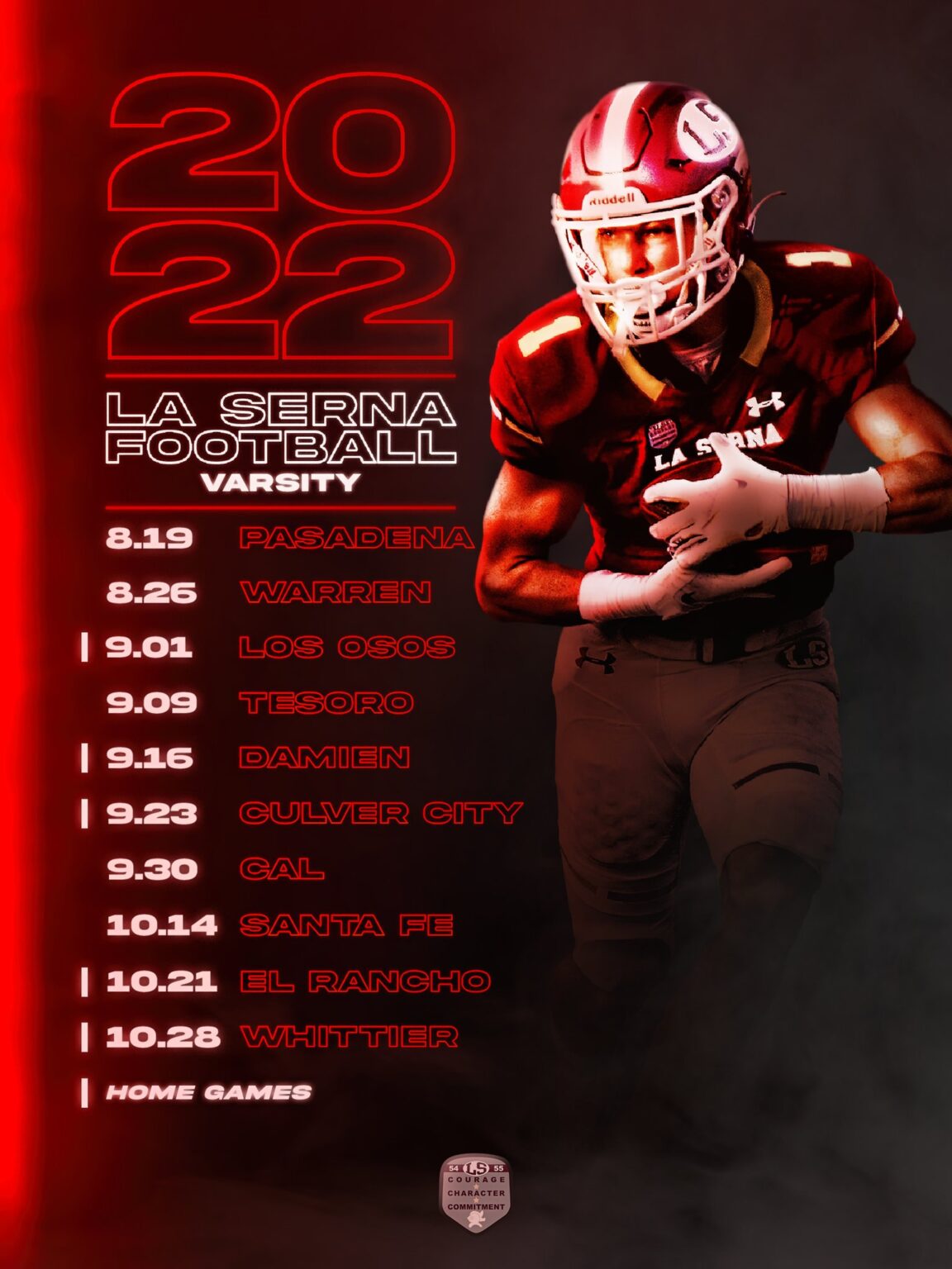 La Serna 2022 Football Schedule